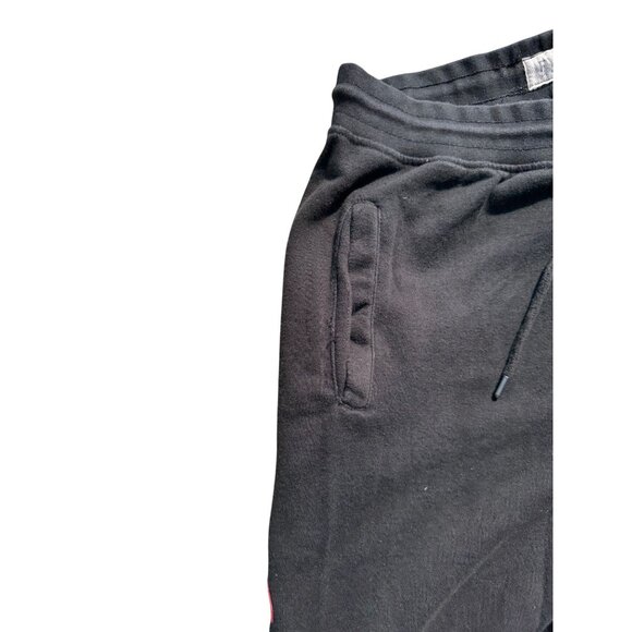 FWRD Denim Men’s T-Shirt & Shorts Black Red Graphic Print Set XL Cotton Casual P - Picture 11 of 12